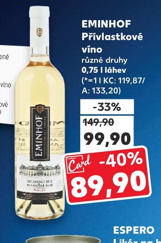 Eminhof přívlastkové víno
