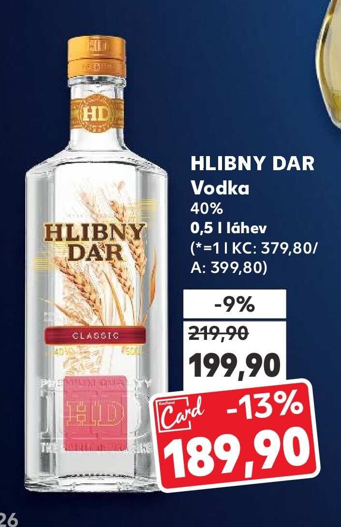 Hlibny Dar vodka