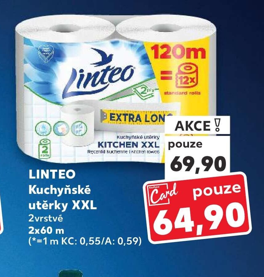 Linteo Kuchyňské utěrky XXL