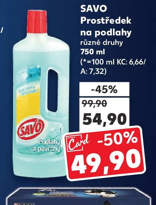 Savo Prostředek na podlahy