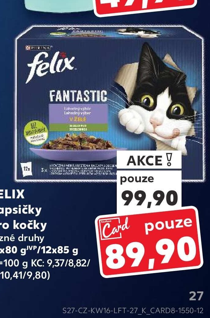 Felix Kapsičky pro kočky