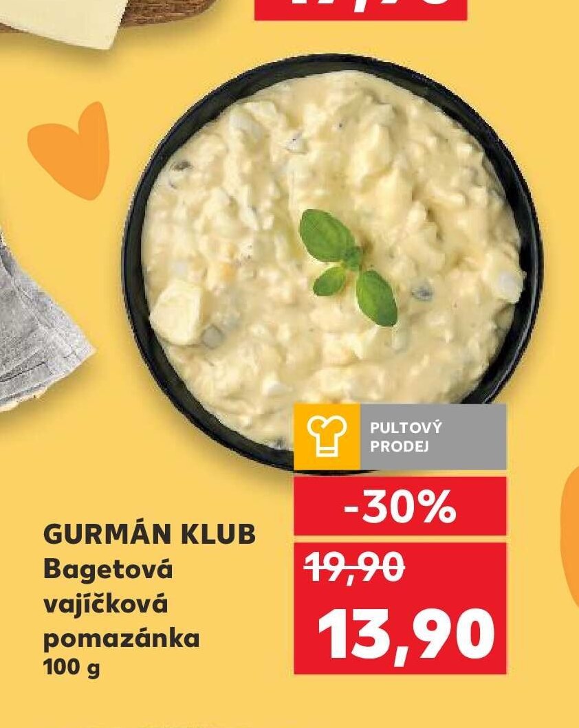 Gurmán klub Bagetová vajíčková pomazánka