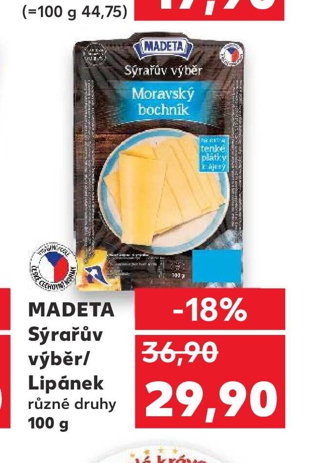 Madeta Sýrařův výběr Lipánek