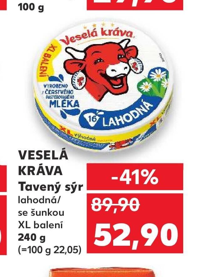 Veselá kráva Tavený sýr