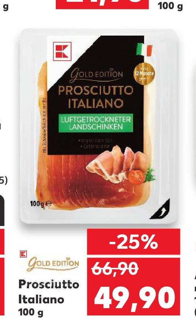 Gold Edition Prosciutto Italiano