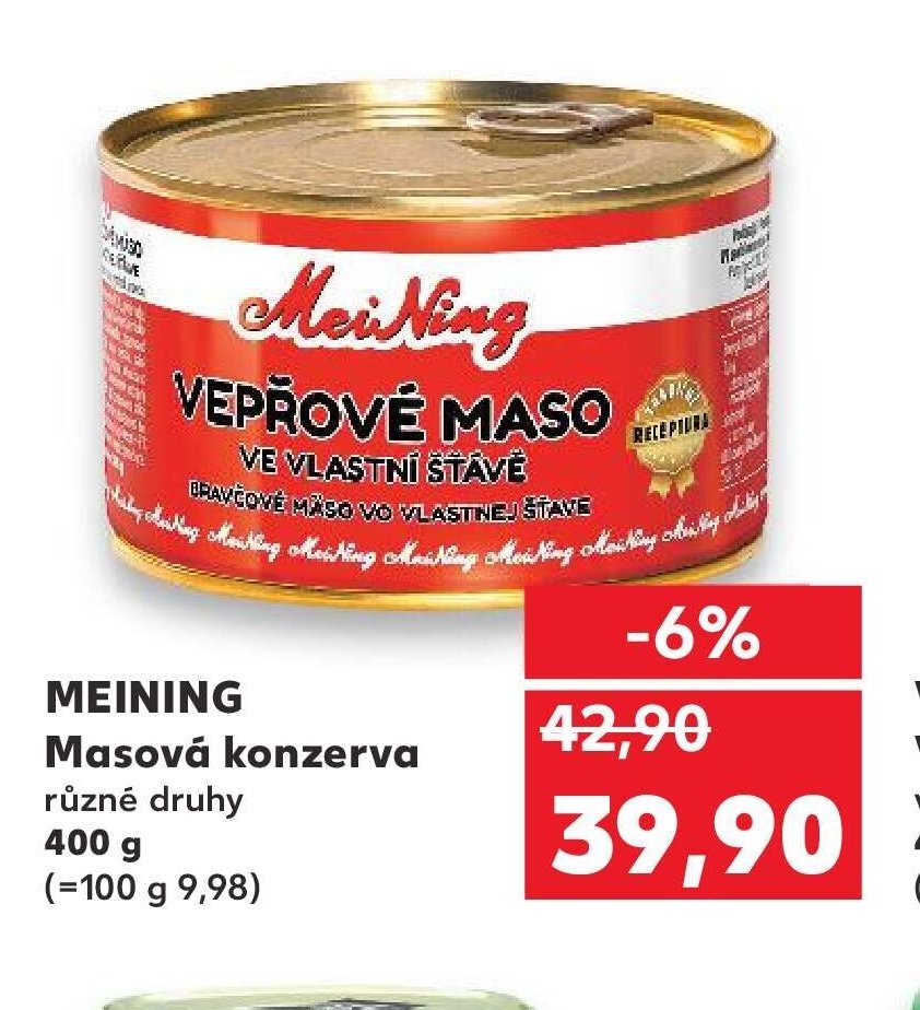 MEINING Masová konzerva