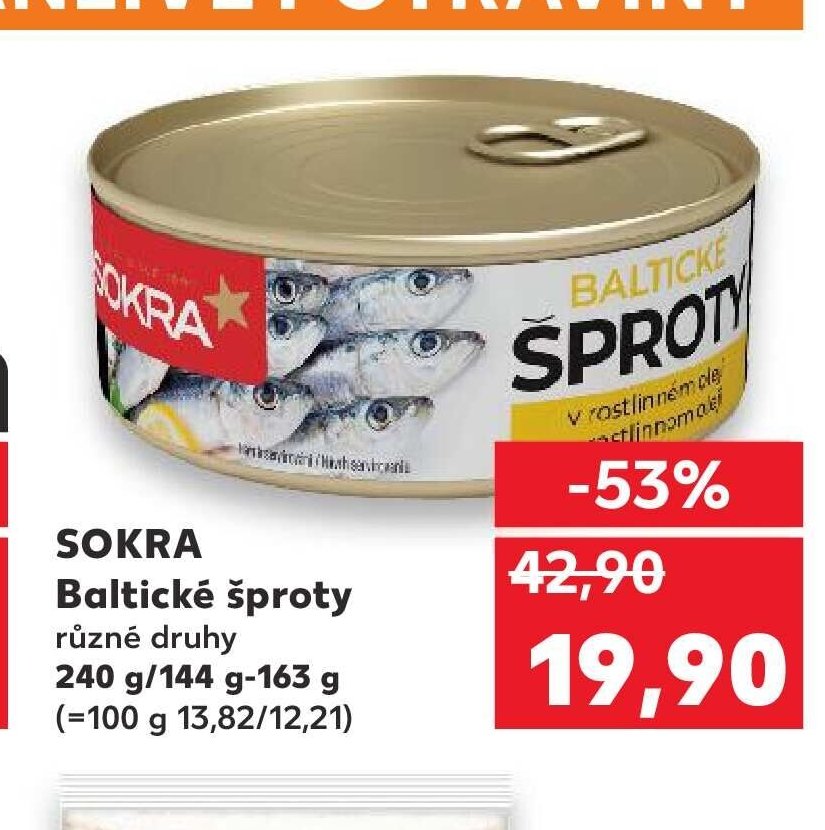SOKRA Baltické šproty