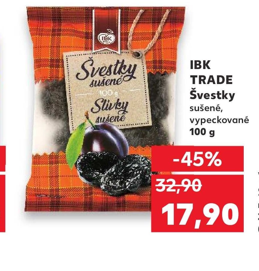IBK TRADE Švestky sušené