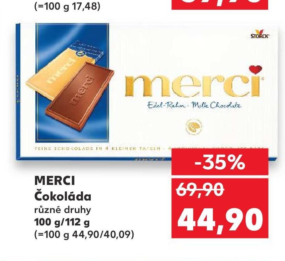 MERCI Čokoláda