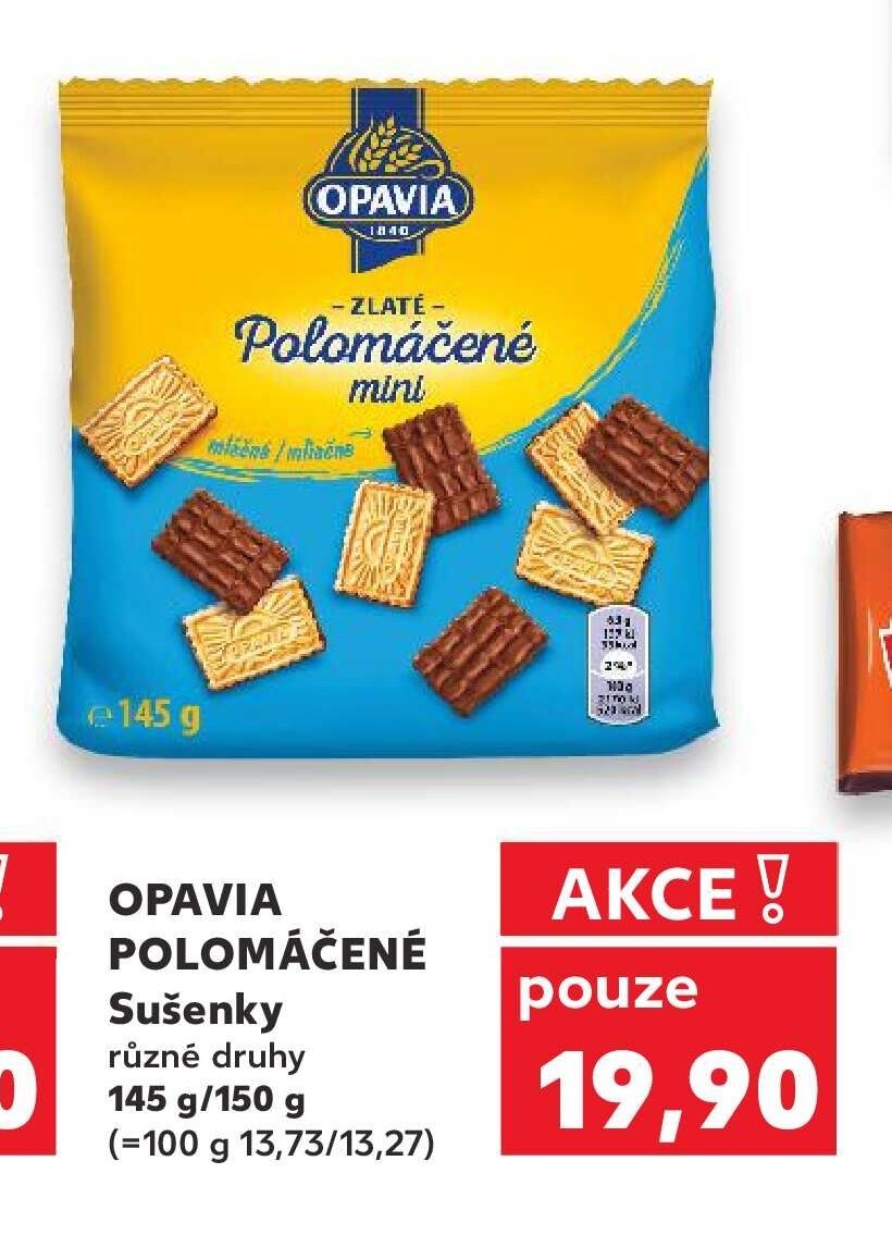 OPAVIA POLOMÁČENÉ Sušenky