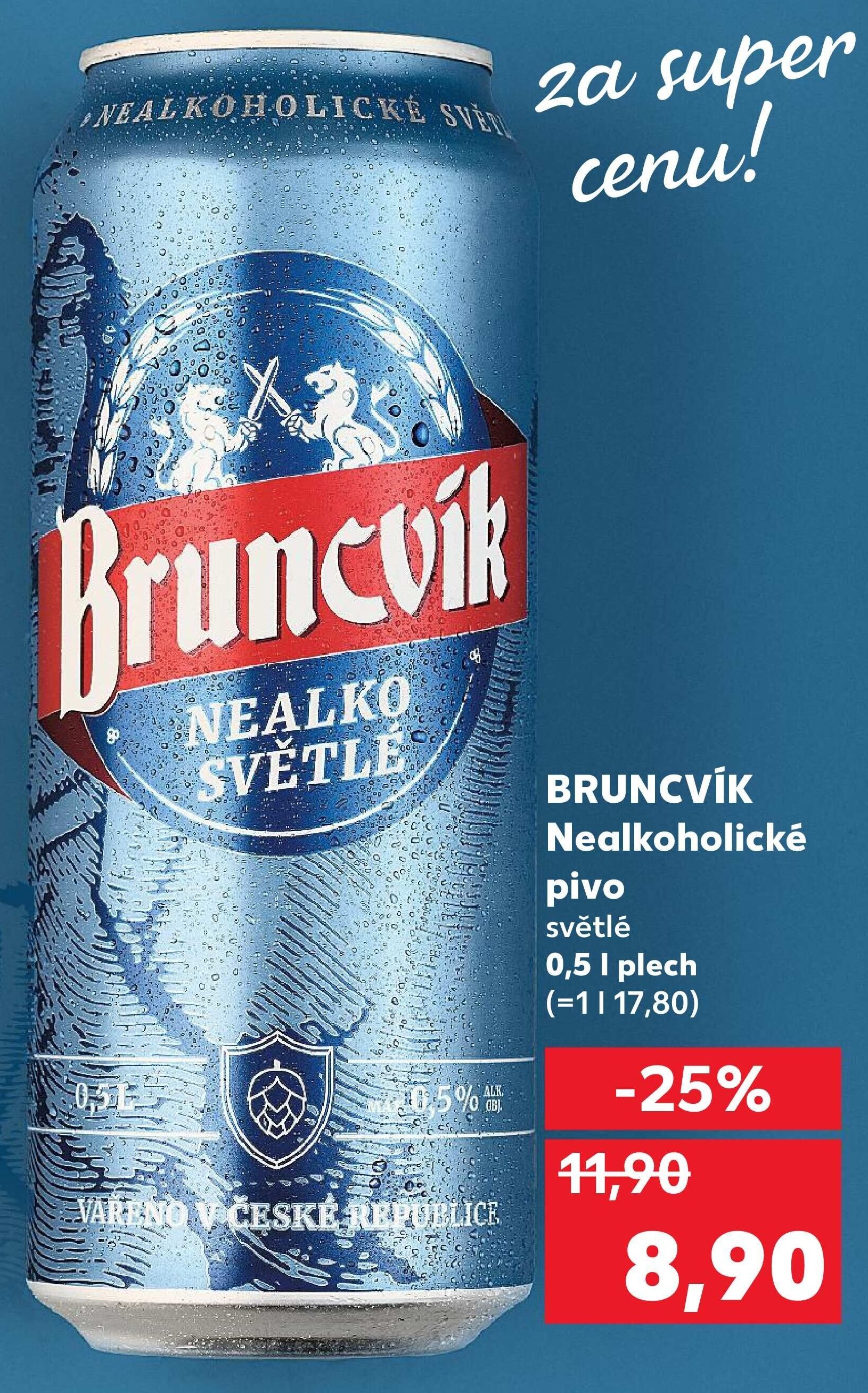 Bruncvík Nealkoholické pivo světlé