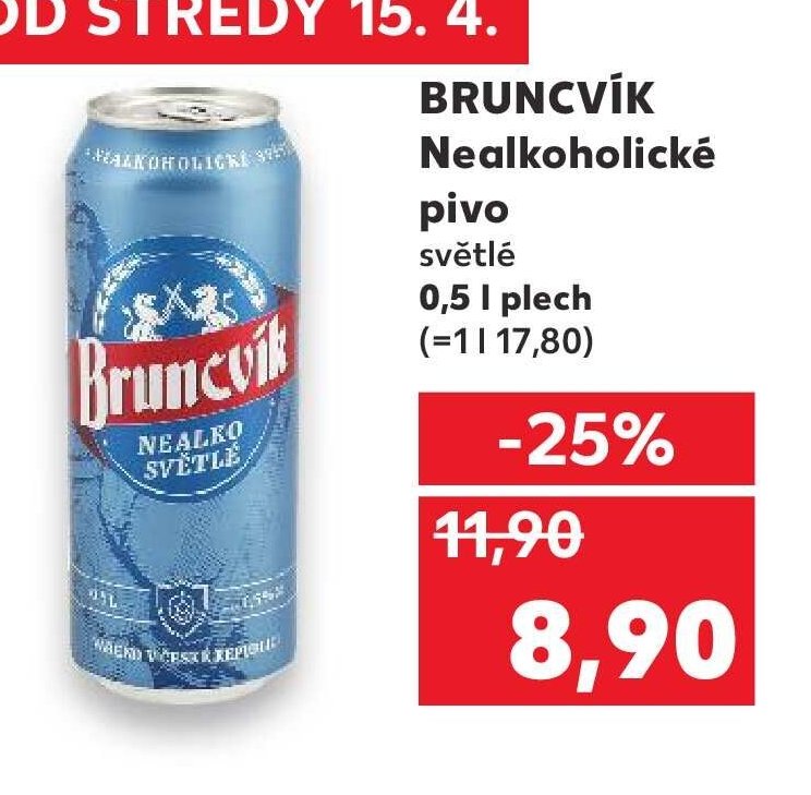 BRUNCVÍK Nealkoholické pivo