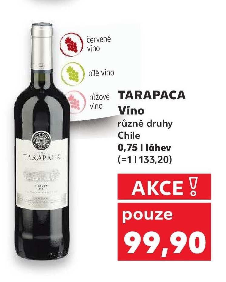 TARAPACA Víno