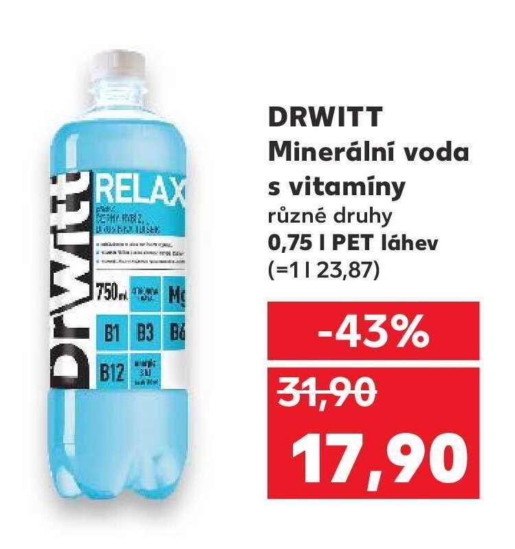 DrWitt Minerální voda s vitamíny