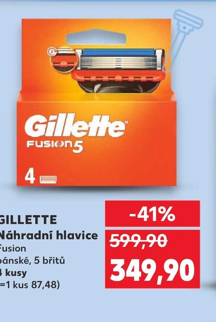 GILLETTE Náhradní hlavice Fusion