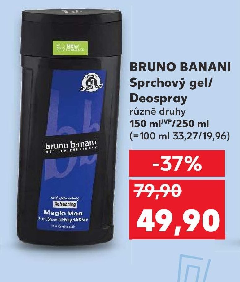 BRUNO BANANI Sprchový gel/Deospray