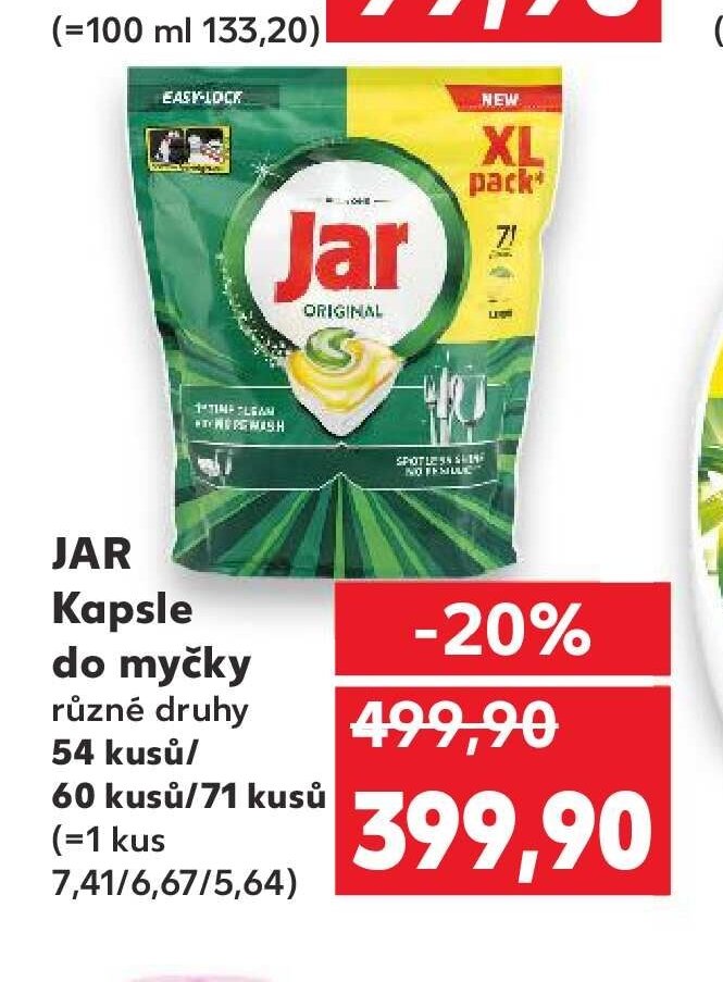 Jar Kapsle do myčky