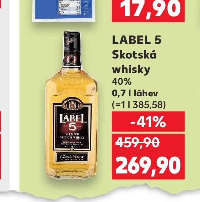 LABEL 5 Skotská whisky