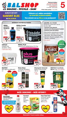 akční leták Barvy a laky drogerie 11.4.2026-8.5.2026