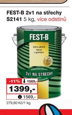 FEST-B 2v1 na střechy