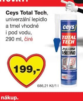 Ceys Total Tech univerzální lepidlo a tmel