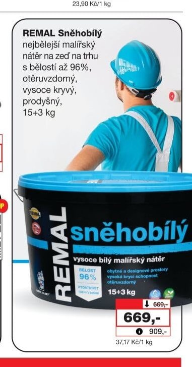 REMAL Sněhobílý