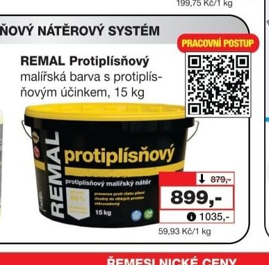 REMAL Protiplísňový malířská barva