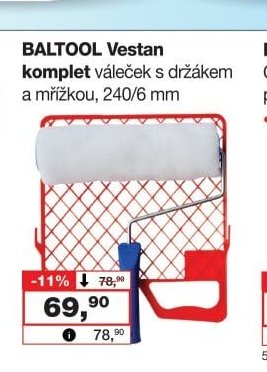 BALTOOL Vestan komplet váleček