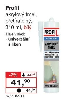 Akrylový tmel Profil