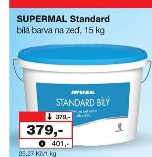 Interiérová barva Standard Supermal