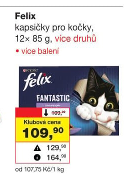 Kapsičky pro kočky Felix Purina