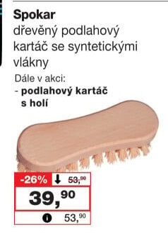 Kartáč na podlahu Spokar