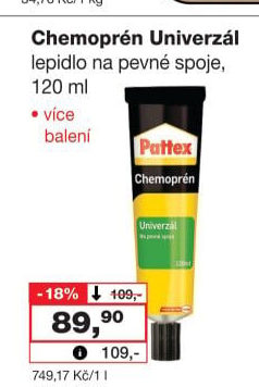 Lepidlo Chemoprén Pattex