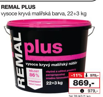 Malířský nátěr Plus Remal