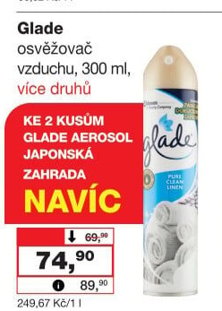 Osvěžovač vzduchu ve spreji Glade by Brise