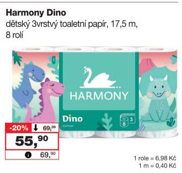 Toaletní papír 3vrstvý Kids Harmony