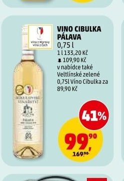 VINO CIBULKA PÁLAVA
