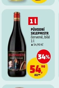 PŮVODNÍ SKLEPMISTR