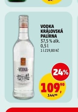 VODKA KRÁLOVSKÁ PALÍRNA