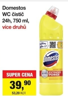 Čistič WC gelový Domestos