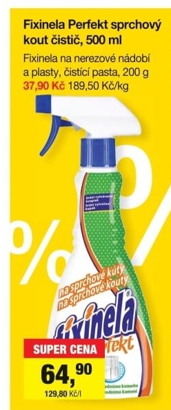 Čistící pasta na nerez a plasty Fixinela