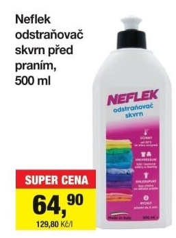 Tekutý odstraňovač skvrn Neflek Madel