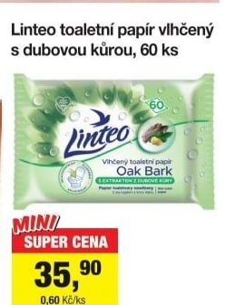 Toaletní papír vlhčený Linteo