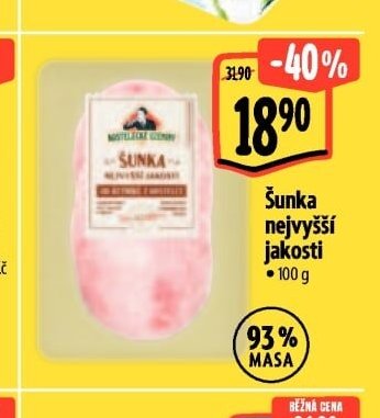 Šunka nejvyšší jakosti
