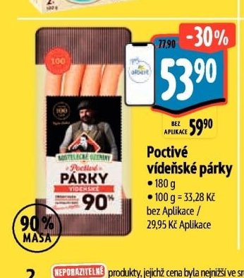 Poctivé vídeňské párky - Albert akcniletaky.com