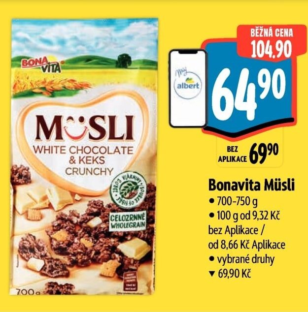 Bonavita Müsli - Albert akcniletaky.com