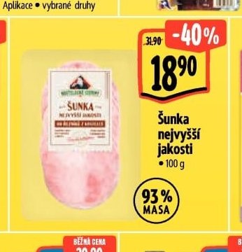 Šunka nejvyšší jakosti