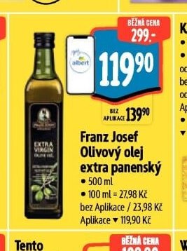 Franz Josef Olivový olej extra panenský
