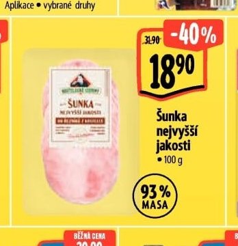 Šunka nejvyšší jakosti