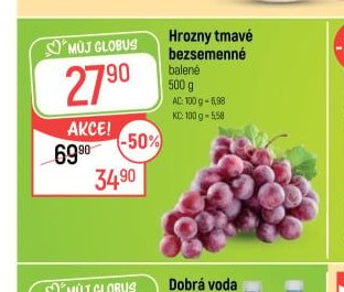 Hrozny tmavé bezsemenné